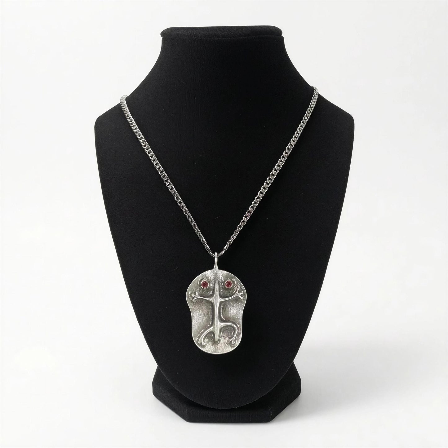 Handcrafted Coqui Symbol Pendant on 3.5 mm Cuban Links Chain