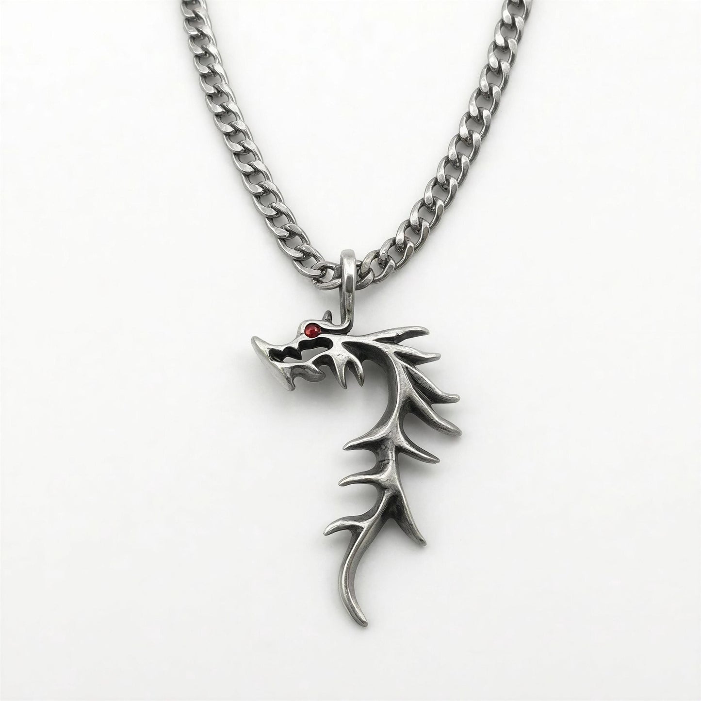 Hand Cast Mythical Dragon Pendant Human Nature Studios Collection