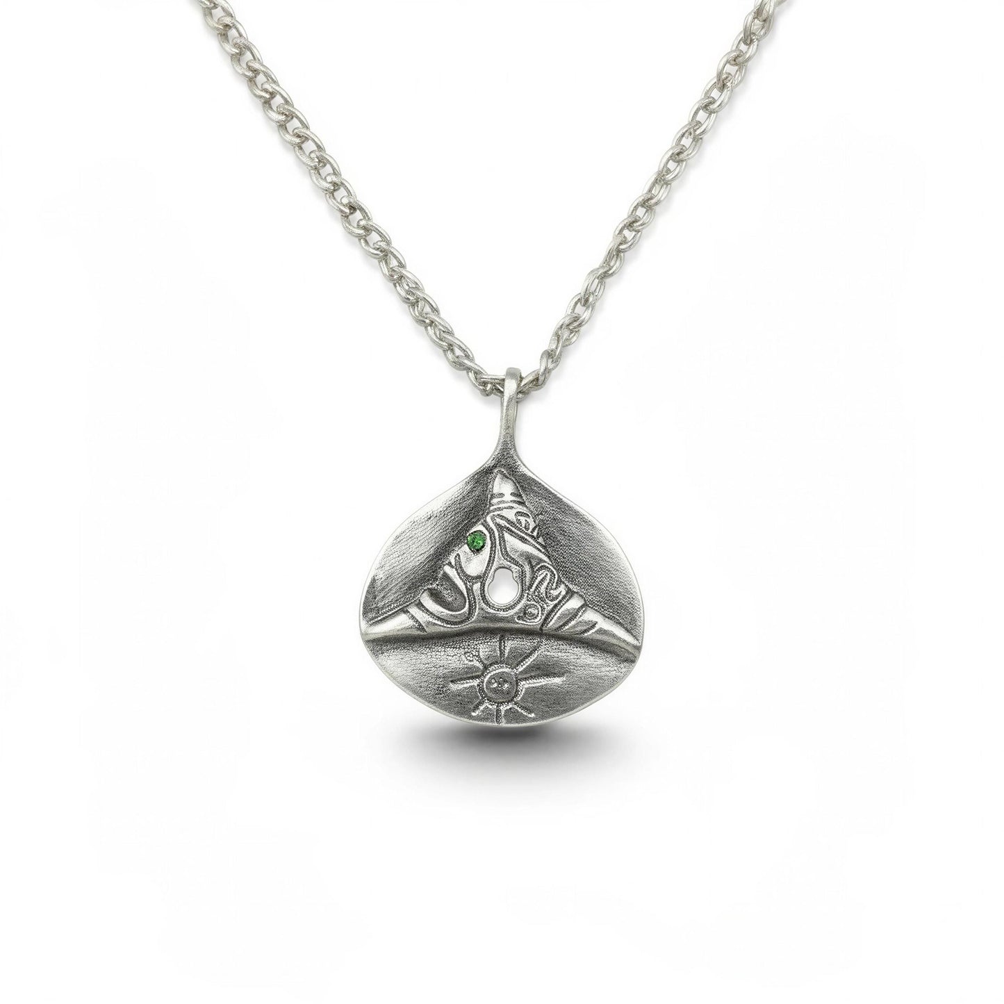 Trigonolito Pendant on 3.5mm Cuban Links Chain Urban Style