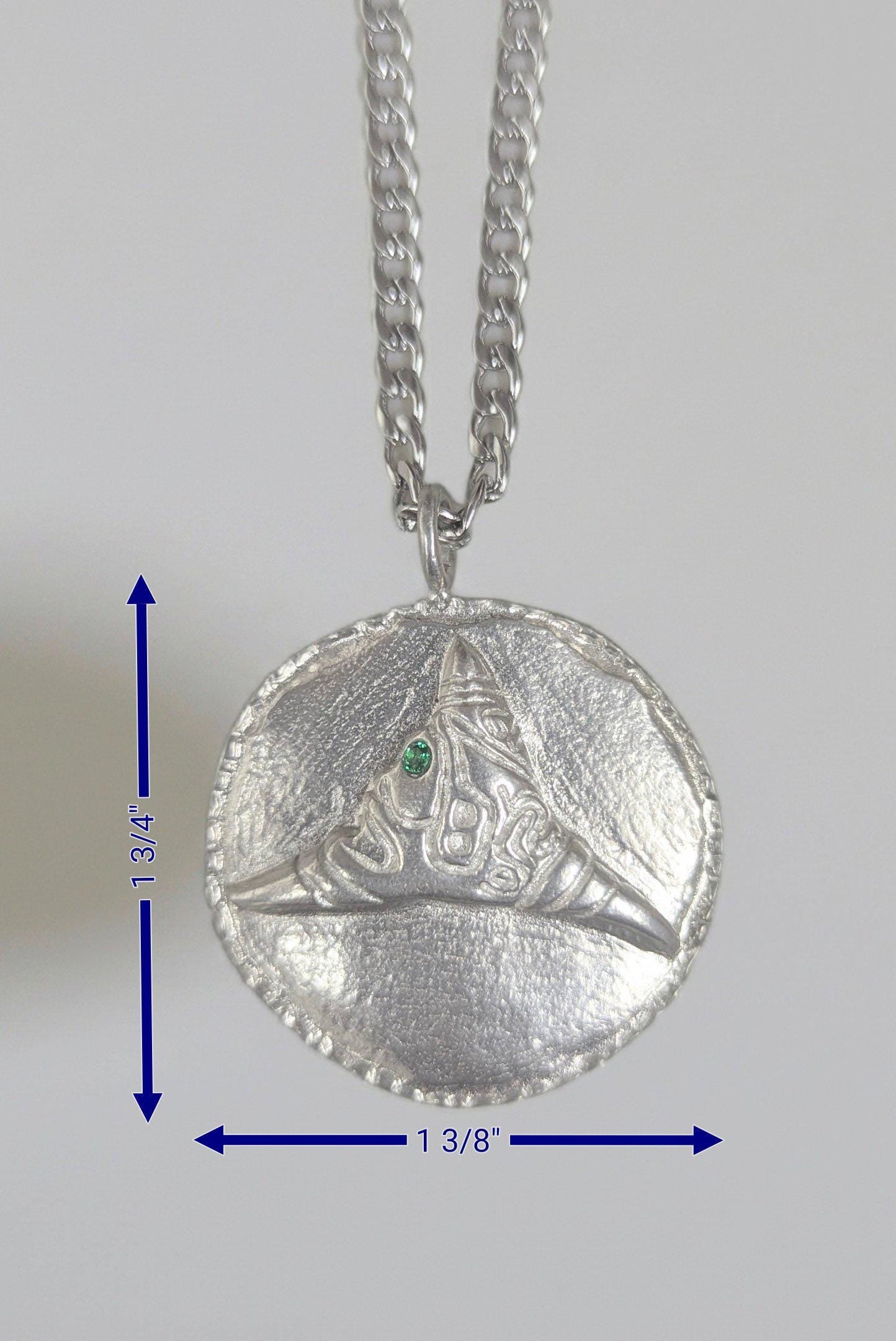 Trigonolito Pendant on 3.5mm Cuban Links Chain Urban Style
