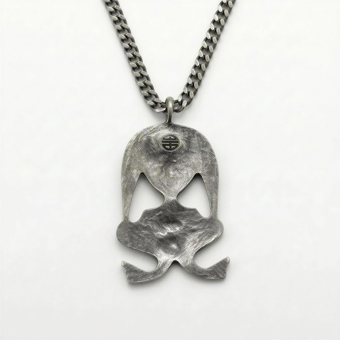 Atabey Diosa Madre Pendant on 3.5 mm Cuban Links Chain