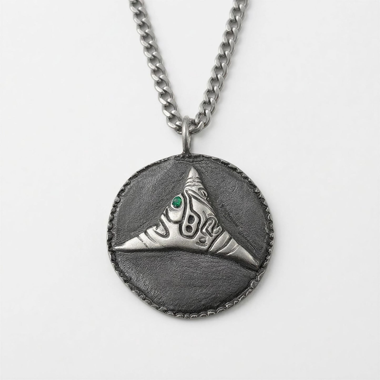 Trigonolito Pendant on 3.5mm Chain Urban Style