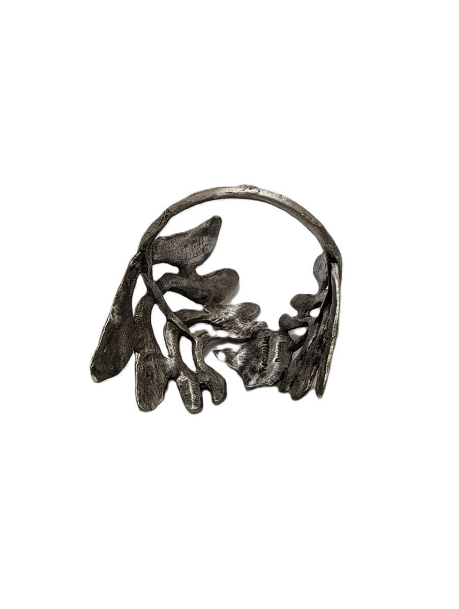 Handcrafted Lead-Free Pewter Maple Seed Copters Adjustable Napkin Ring Set of 4