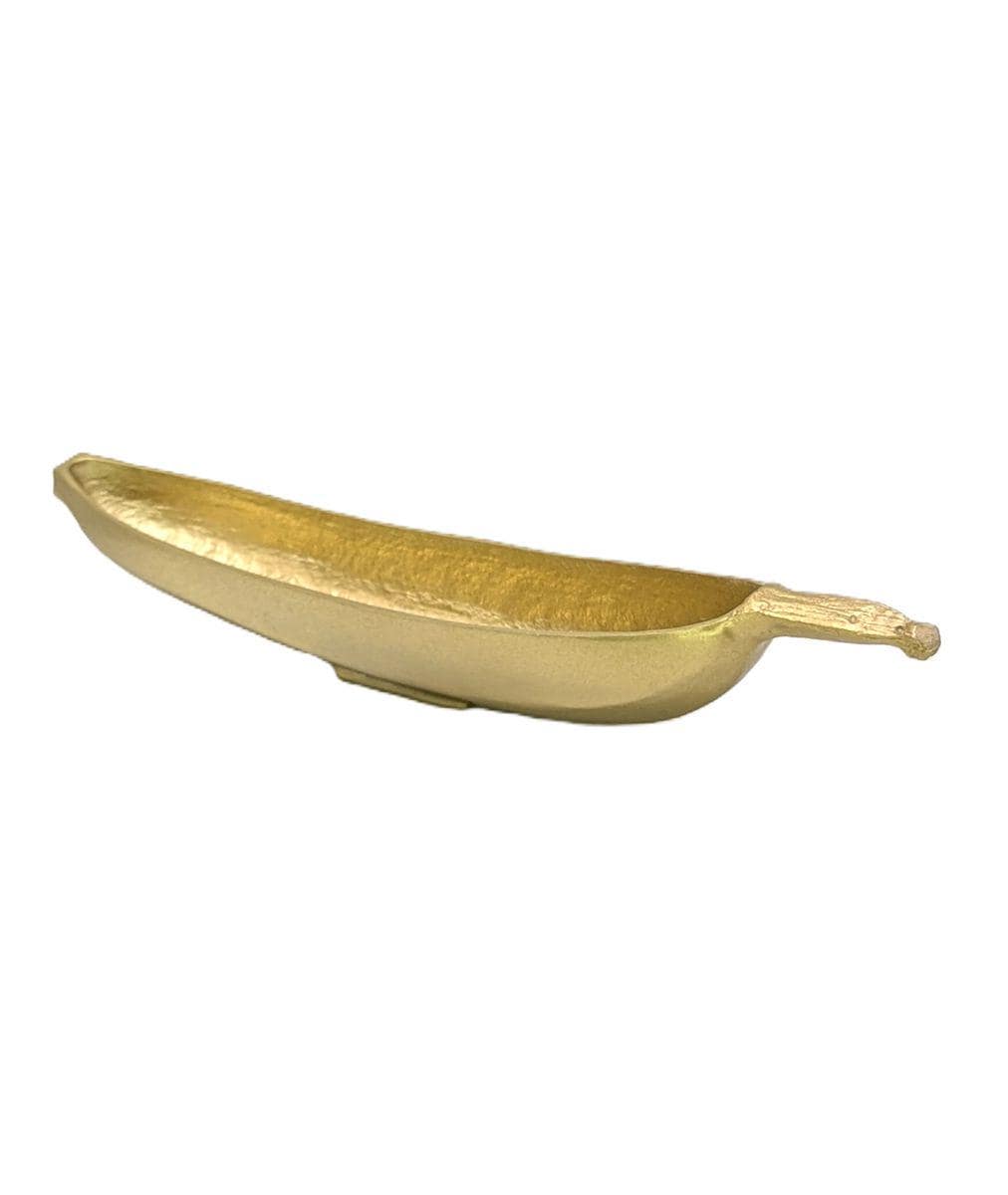 Handcrafted Pewter Banana Multifunctional Dish, Tropical Table Decor