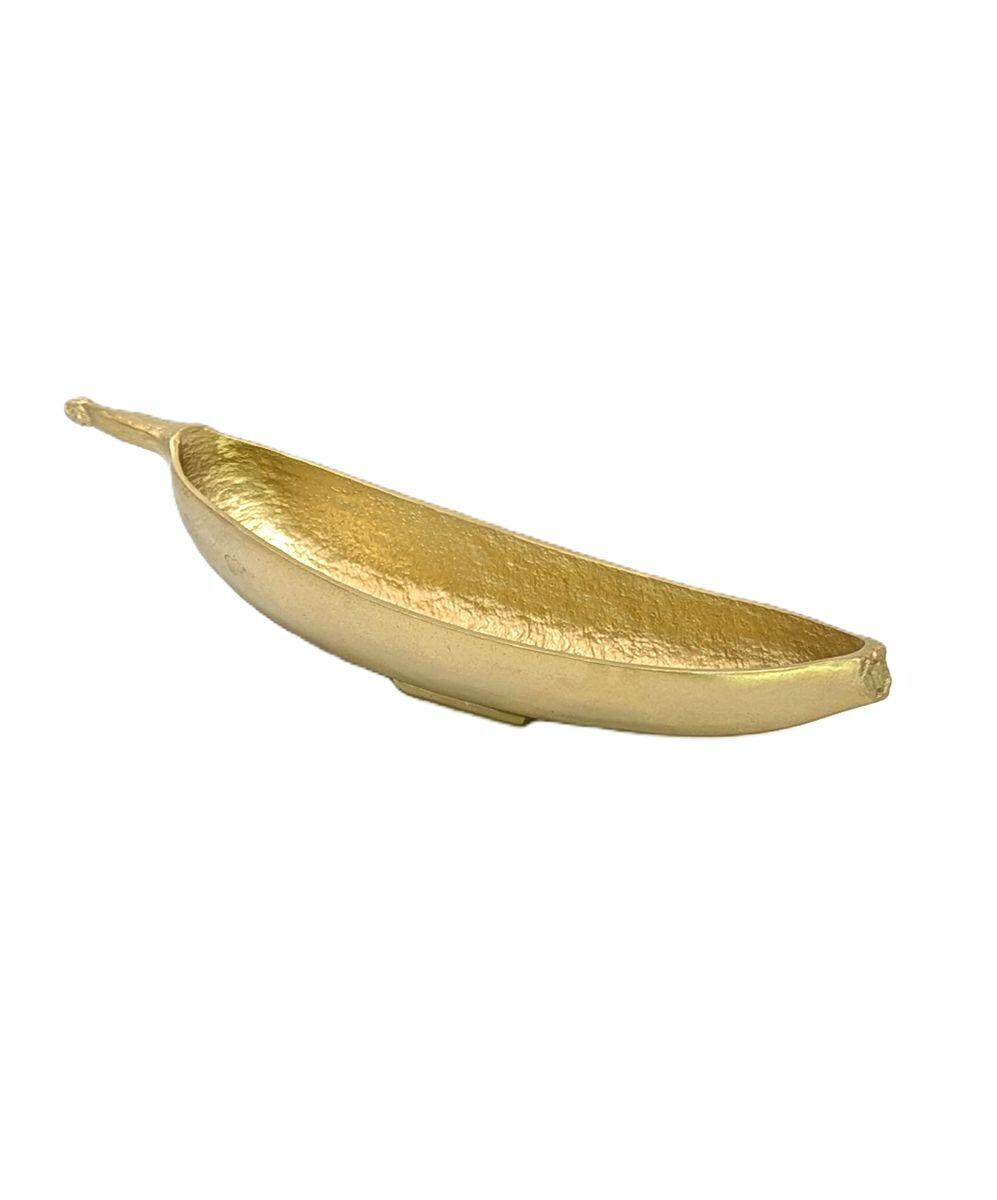 Handcrafted Pewter Banana Multifunctional Dish, Tropical Table Decor