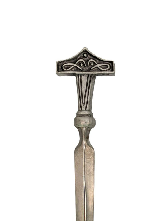 Handcrafted lead-free pewter thor hammer mjolnir letter opener – norse