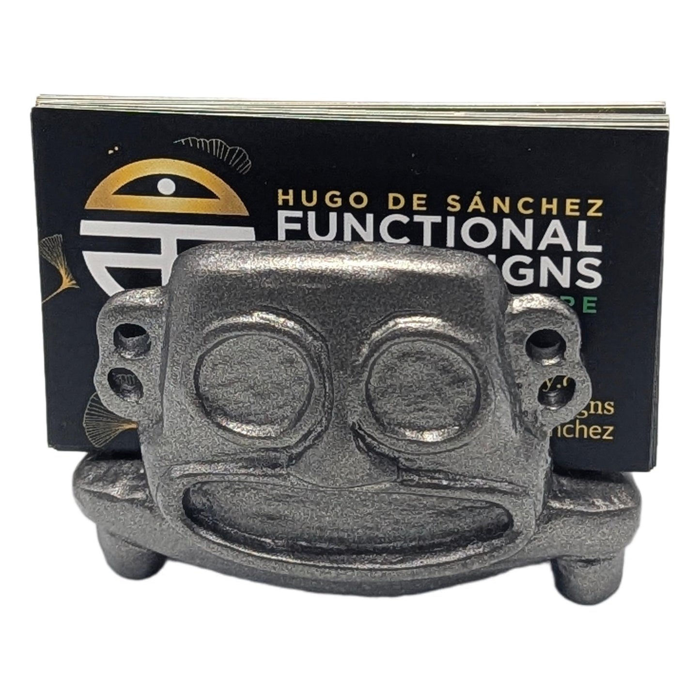 Handcrafted taino baibrama cassava god business card holder – caribbean