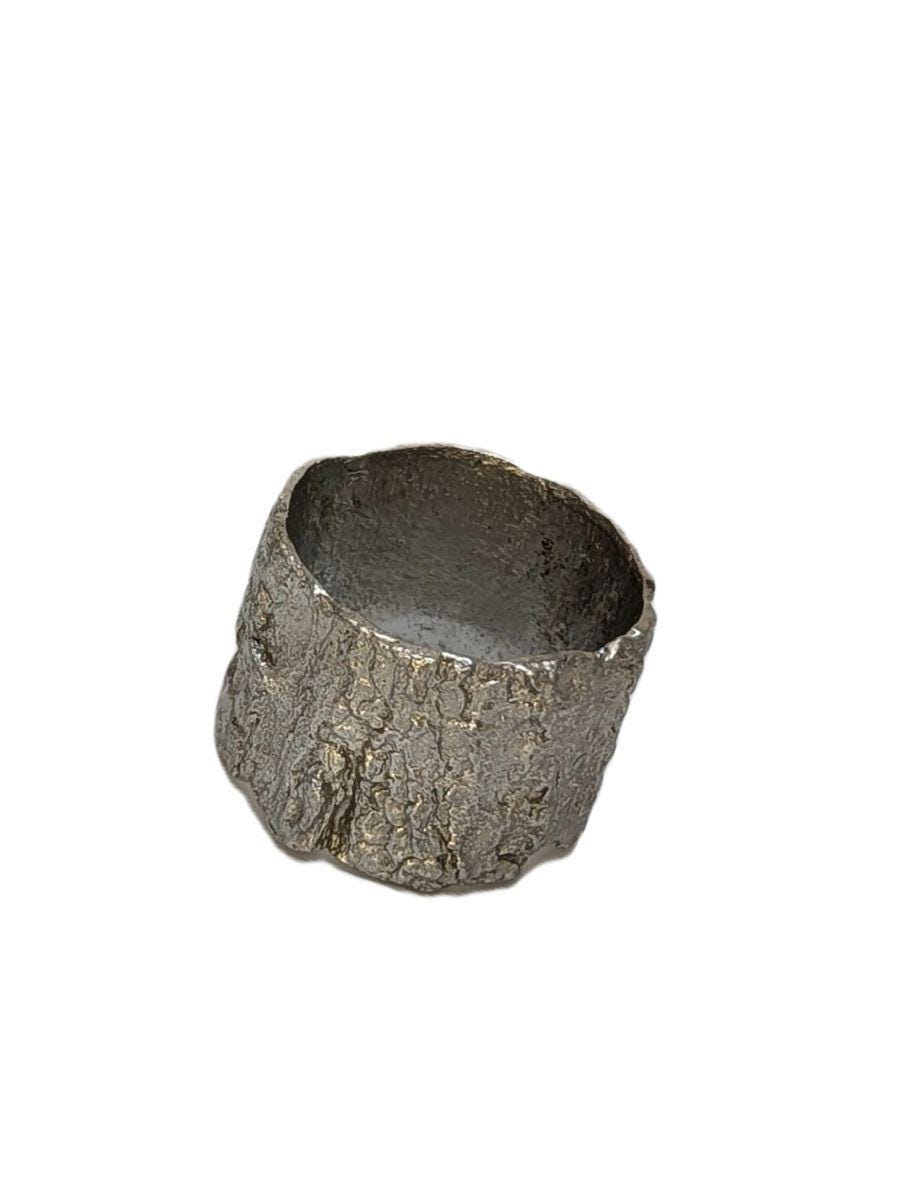 Maple Bark Realistic Pewter Napkin Ring Set of 4 Inspired by Nature