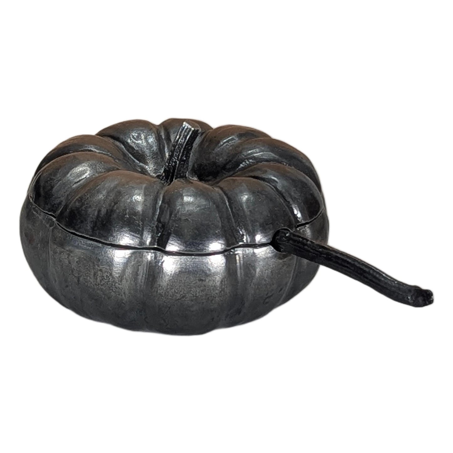 Pumpkin Pewter Small Sugar Spice Bowl Set Home Decor Inspired by Nature