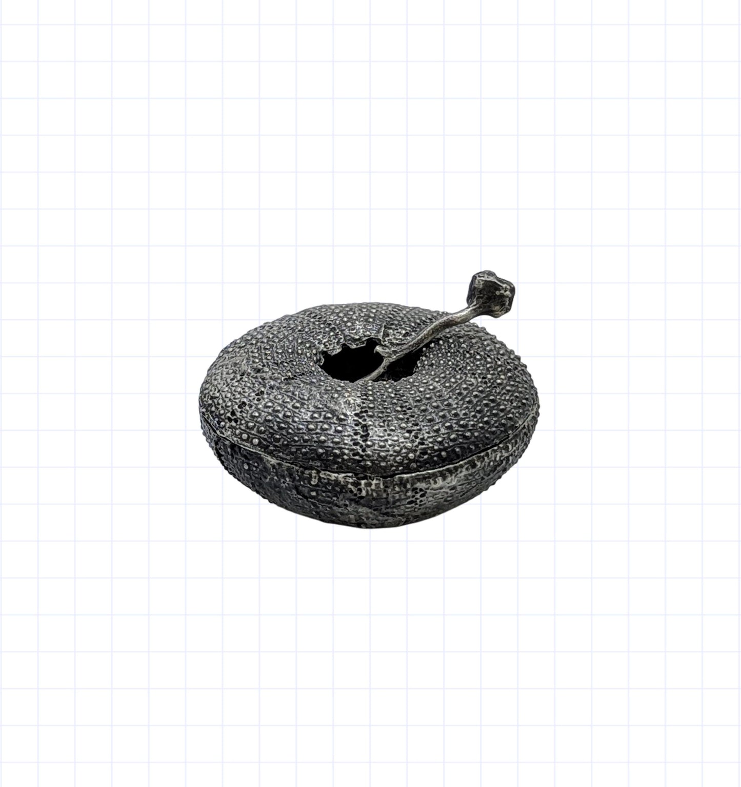 Sea Urchin Pewter Salt cellar Table Decor Inspired by Nature