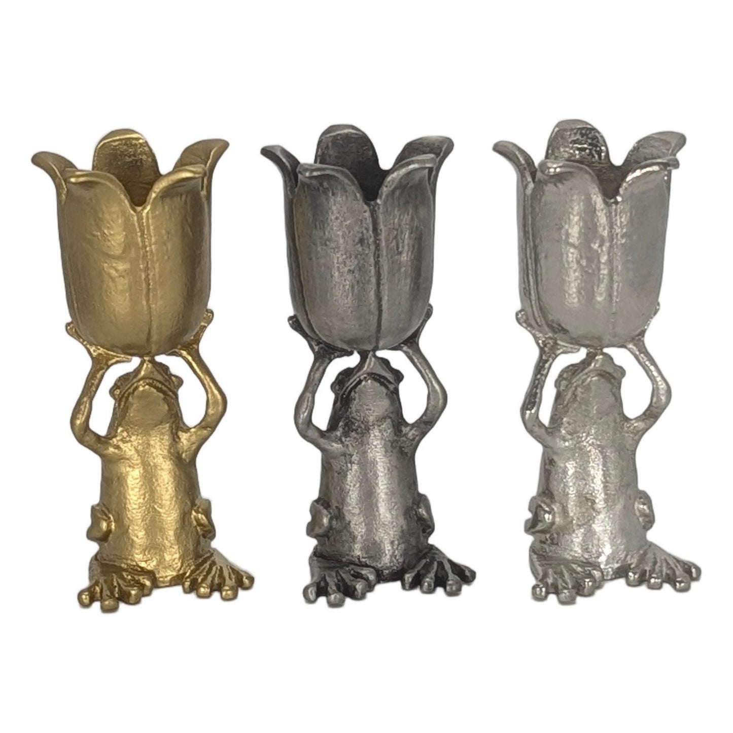 MINIMALIST Bignay Charmant Coqui Grenouille Étain Chandelier Décoration Objet de Collection