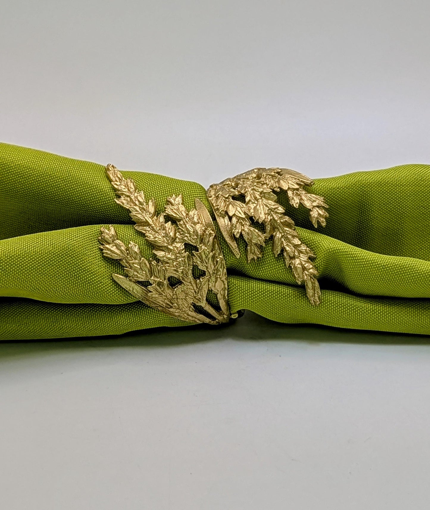 Wheat Adjustable Pewter Napkin Ring Set of 4 Inspired by Nature Table Decor