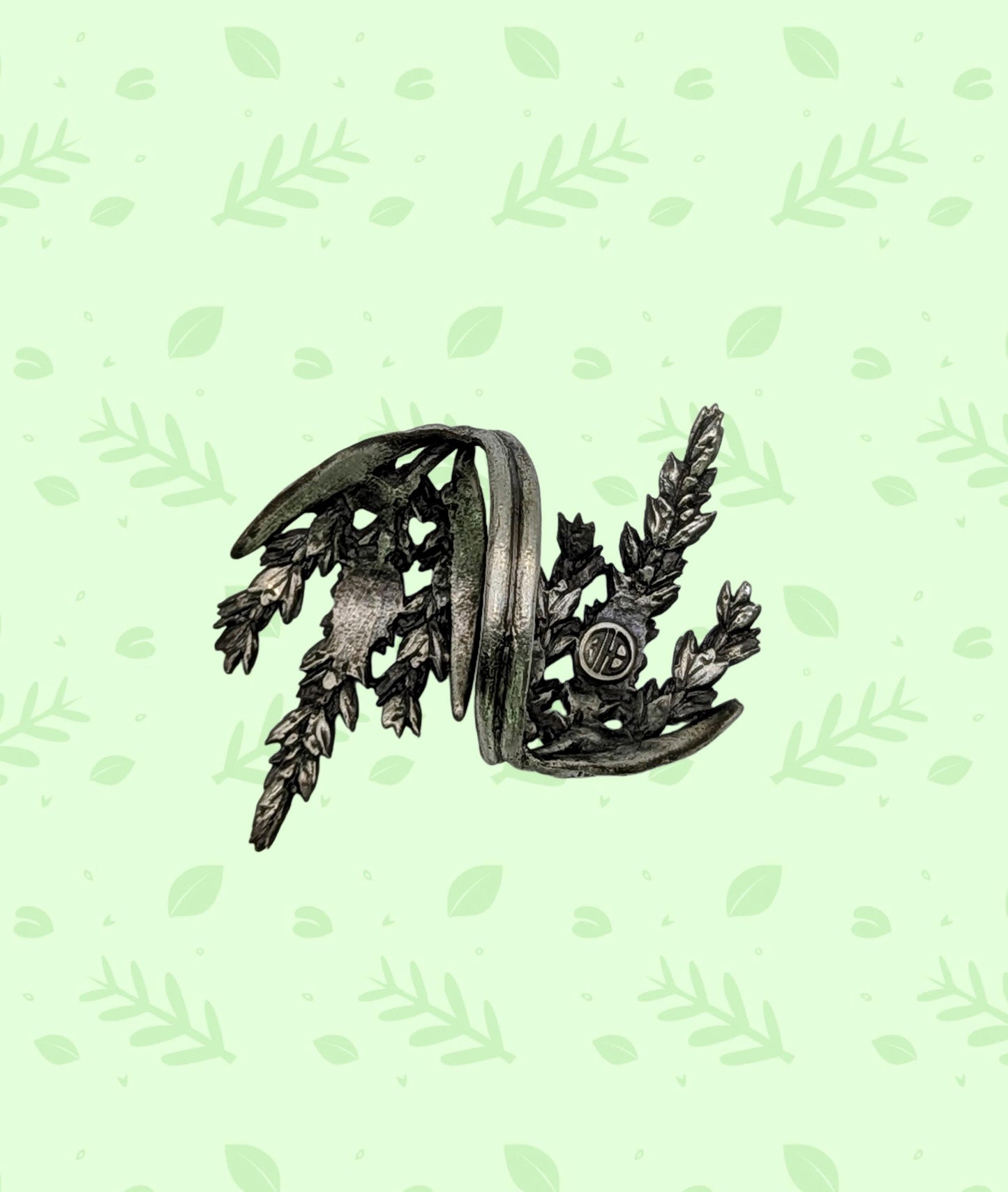 Wheat Adjustable Pewter Napkin Ring Set of 4 Inspired by Nature Table Decor