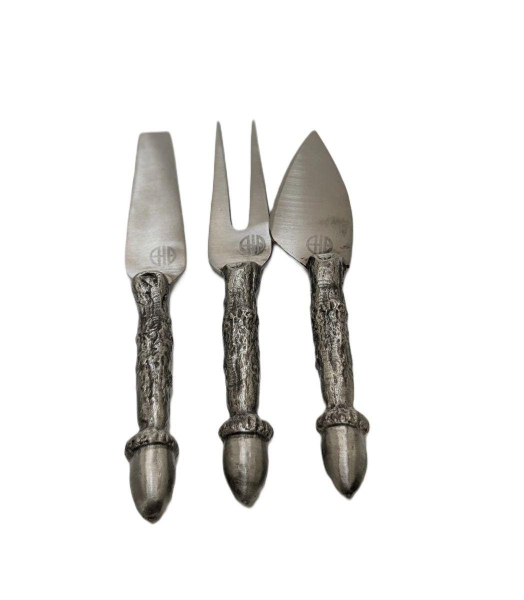 Handmade Acorn Hostess Cheese Set Inspired by Nature