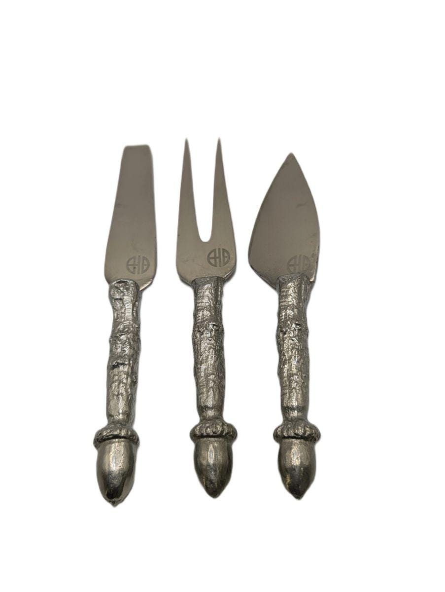 Handmade Acorn Hostess Cheese Set Inspired by Nature