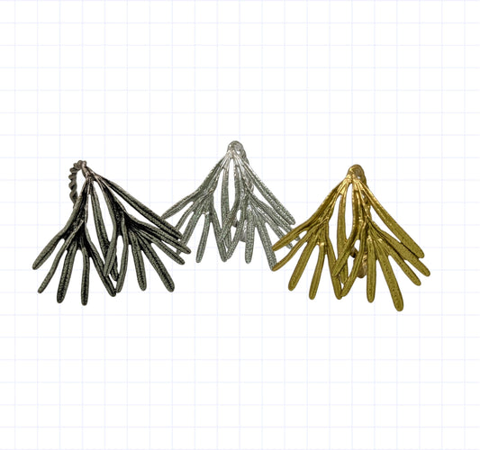 Rosemary Herb Pewter Napkin Ring Set of 4 Inspired by Nature