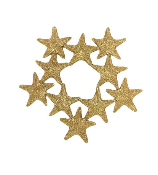 Handmade Small Starfish Pewter Trivet, Kitchen Decor, Inspired by Nature