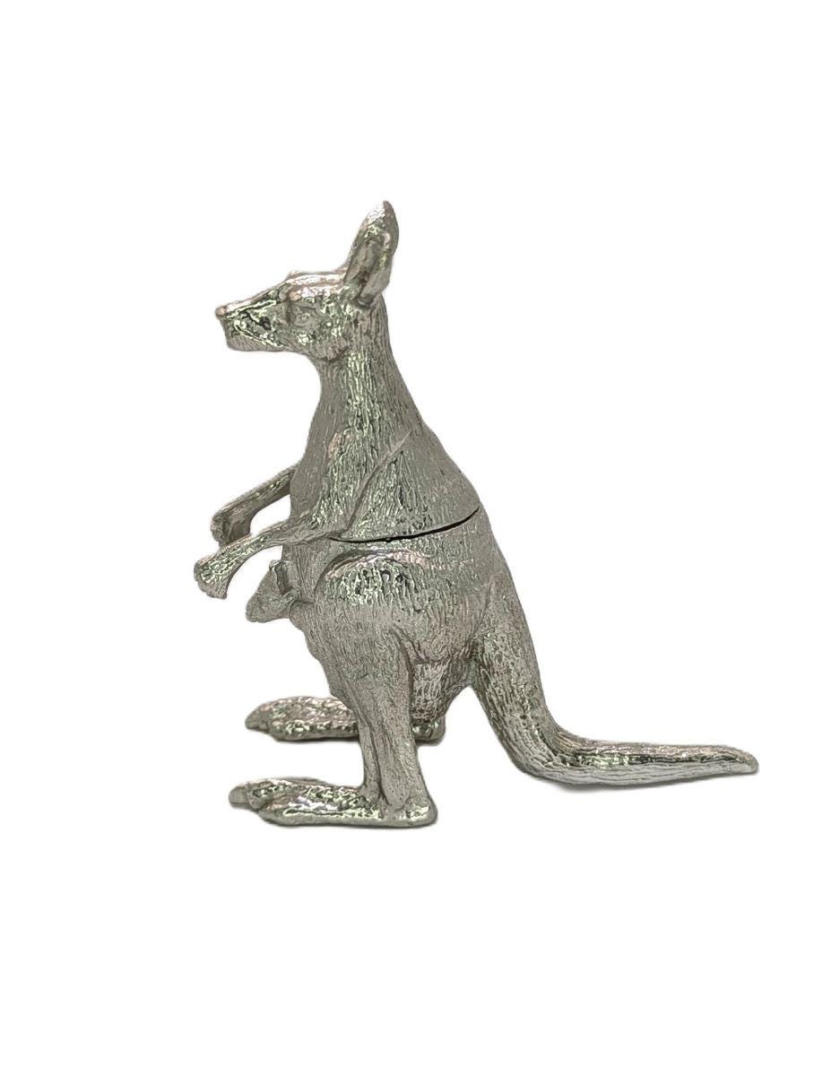 Kangaroo Minimalist Multifunctional Pewter Box Decor