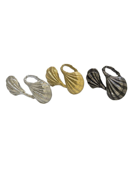 Seashells Coral Adjustable Pewter Napkin Ring Set of 4 Home Decor Inspired by Nature