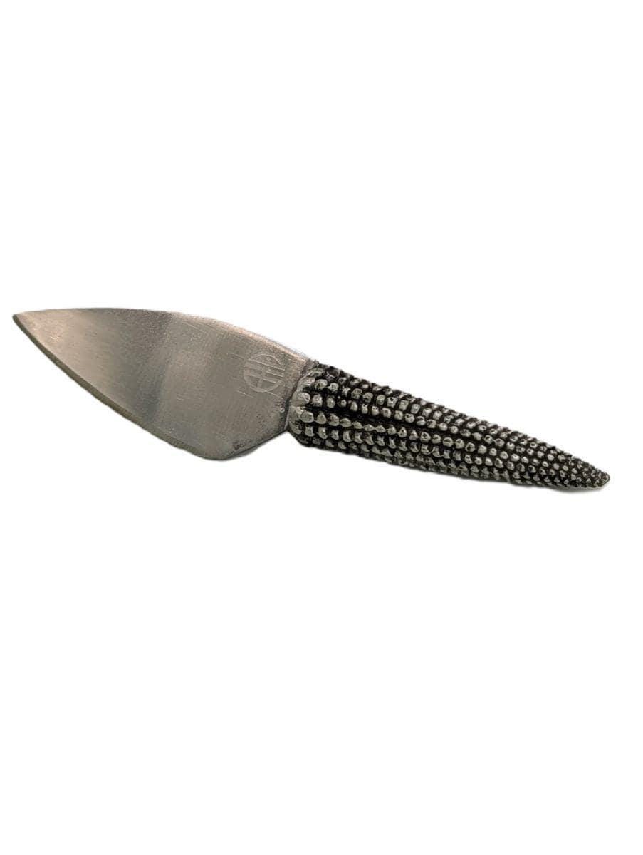 Handcrafted Pewter & Stainless-Steel Corn Hostess Cheese Set, Nature Inspired Gift