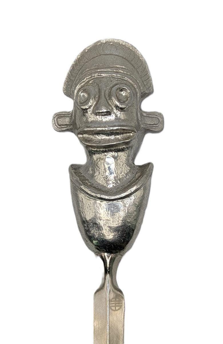 Handcrafted lead-free pewter taino ritual axe letter opener – pre-columbian art desk collectible