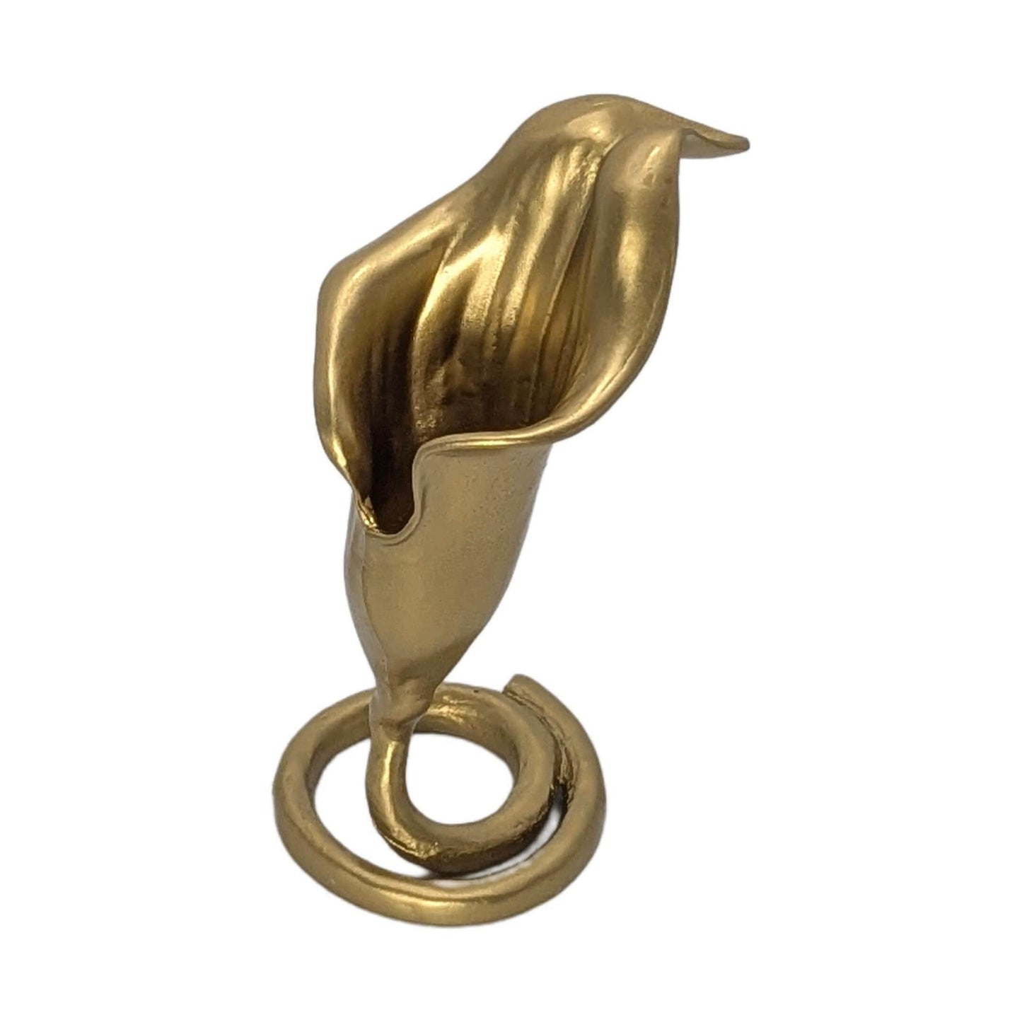 Handcrafted Lead-Free Pewter Calla Lily Taper Candle Holder, Nature-Inspired Elegance for Your Home
