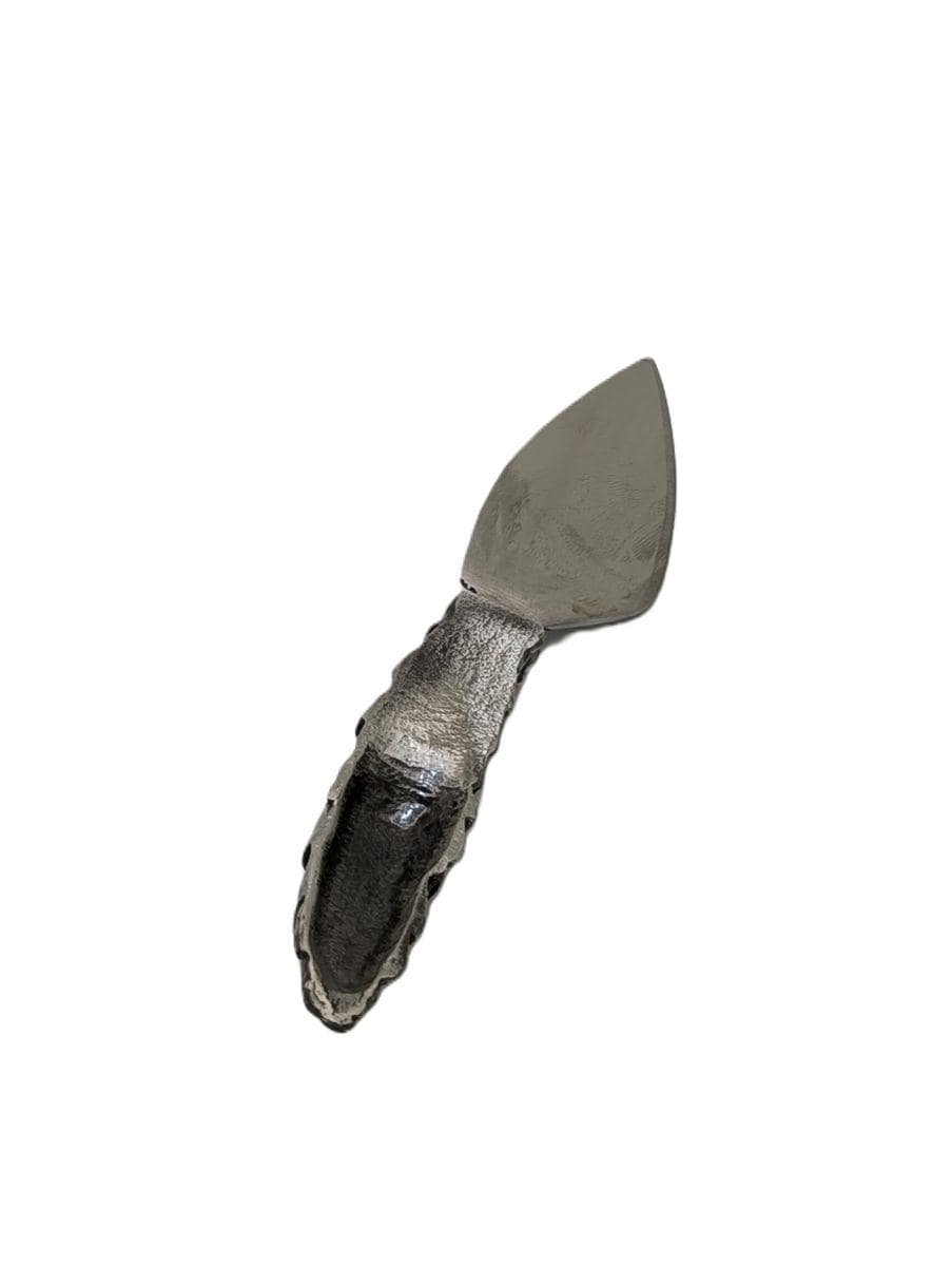Pinecone Cheese Knife Fork and Spreader Set, Handcrafted Pewter, Nature Inspired Gift