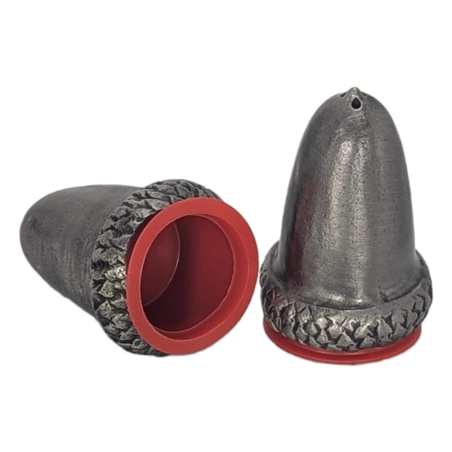 Handcrafted Minimalist Pewter Acorn Salt and Pepper Shakers, Nature Inspired Table Decor