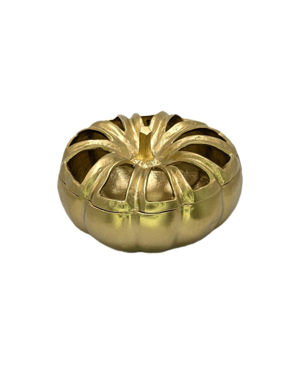 Pumpkin Trinket Box, Handcrafted Pewter, Nature Inspired Birthdays Gift