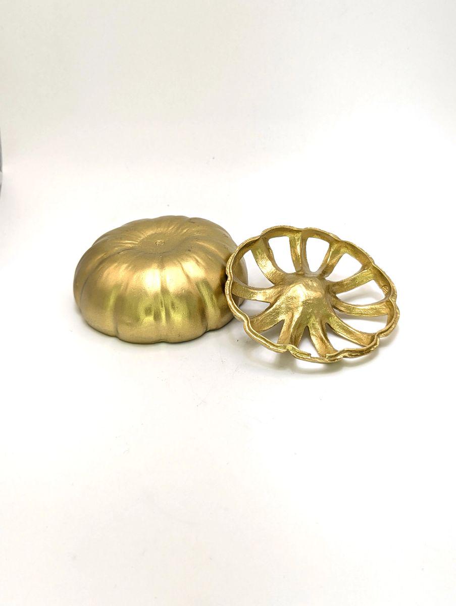 Pumpkin Trinket Box, Handcrafted Pewter, Nature Inspired Birthdays Gift
