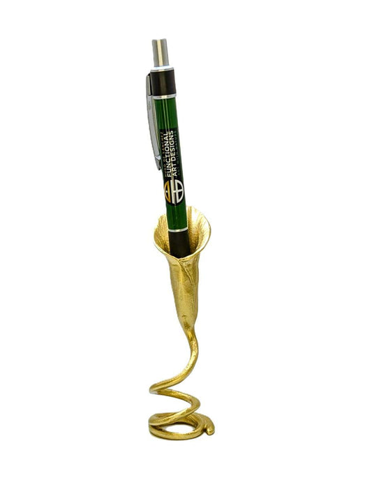 Handmade Calla Lily Pewter Pen Holder, Home & Office Decor, Inspired by Nature