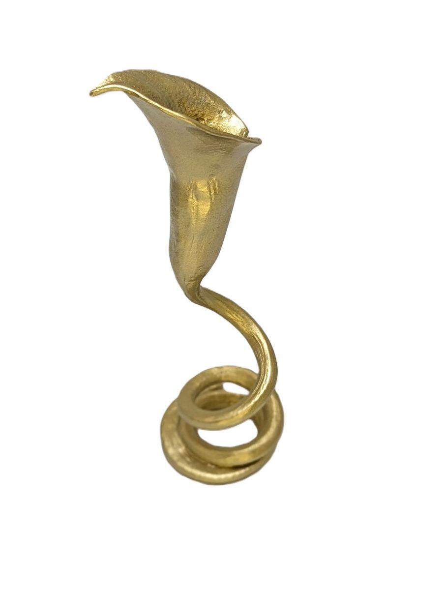 Handmade Calla Lily Pewter Pen Holder, Home & Office Decor, Inspired by Nature