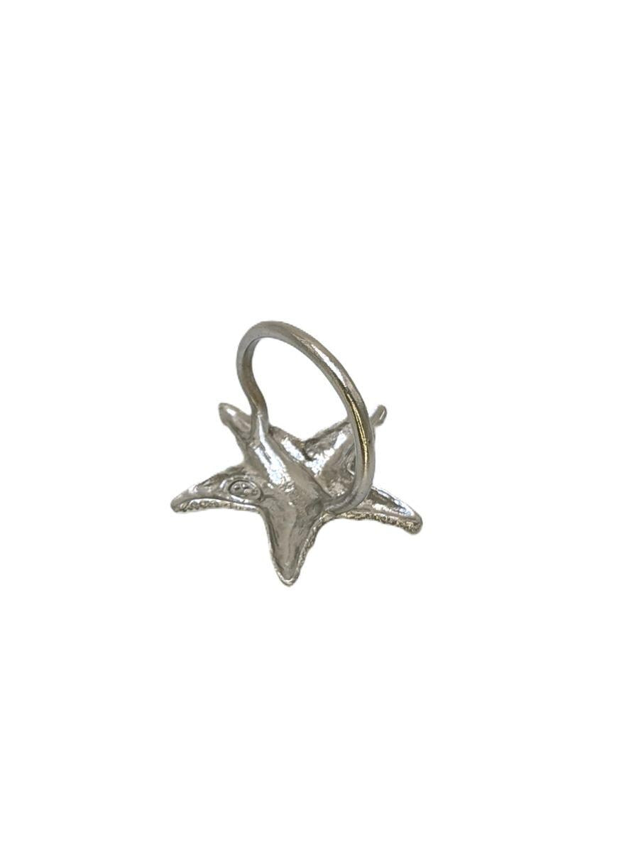 Handmade Starfish Pewter Napkin Ring Set of 4, Table Decor Inspired by Nature