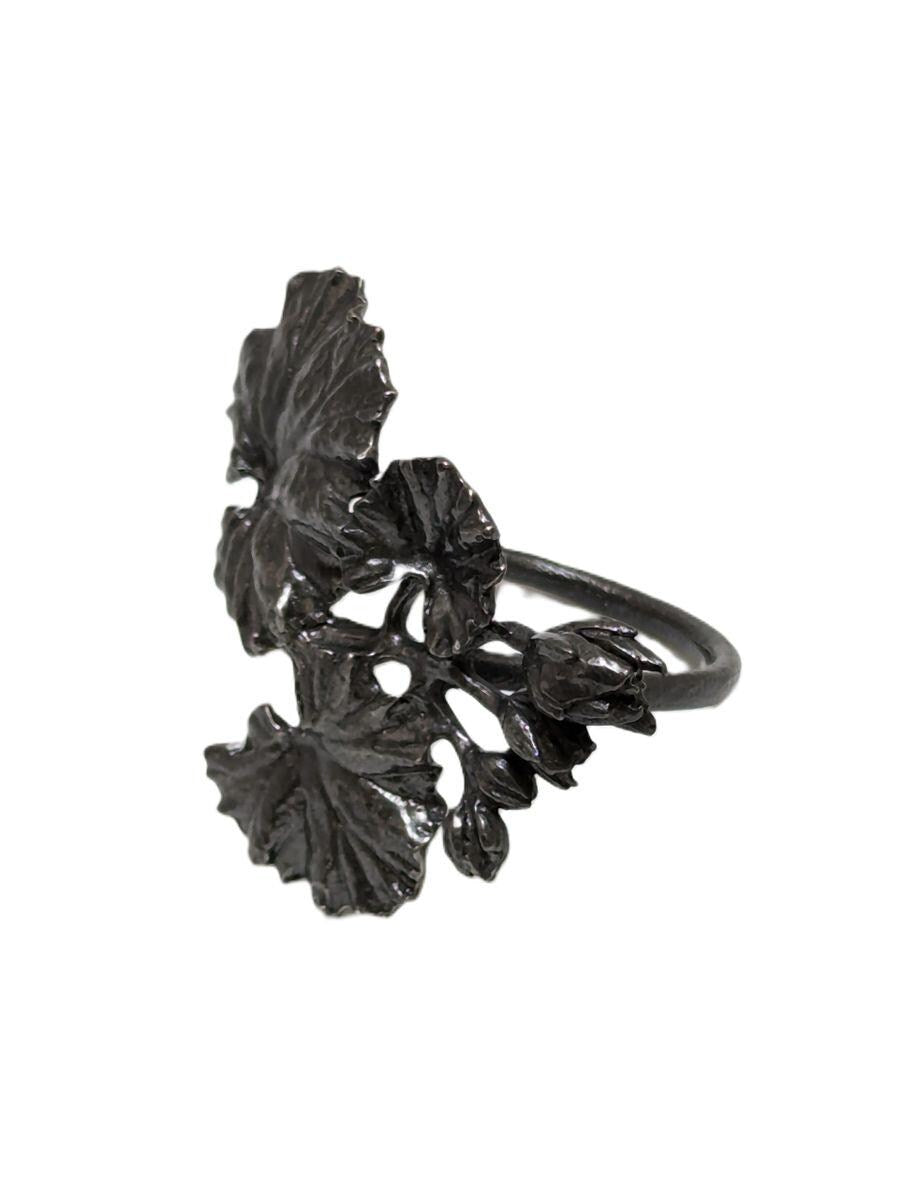 Handmade Geranium Pewter Napkin Ring Set of 4, Inspired by Nature, Home Decor