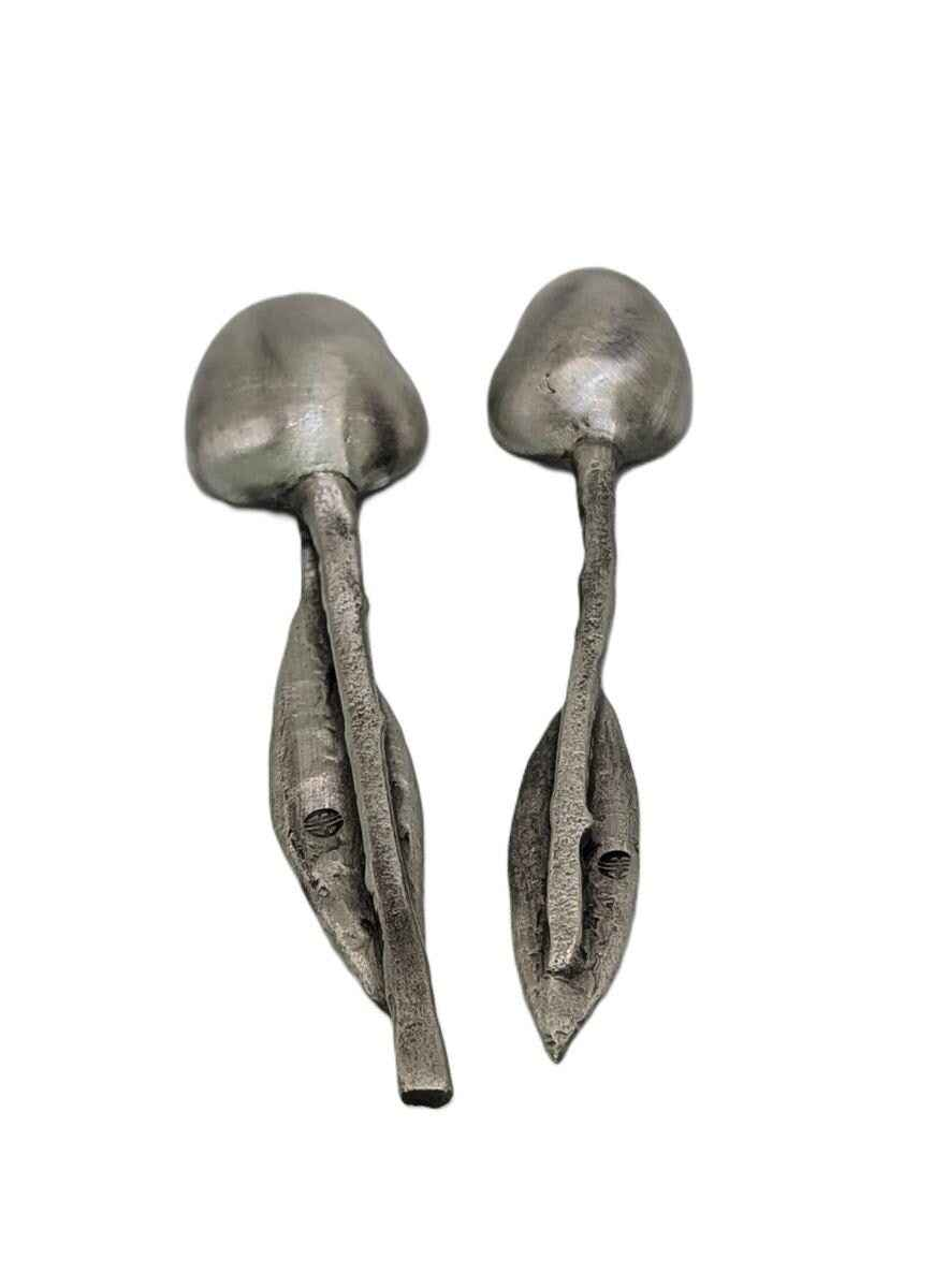 Handmade Mango Pewter Decorative Spoons Set, Inspired by Nature, Collectible