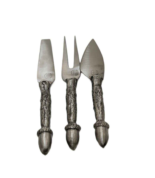 Handmade Acorn Hostess Cheese Set, Inspired by Nature, Special Gift