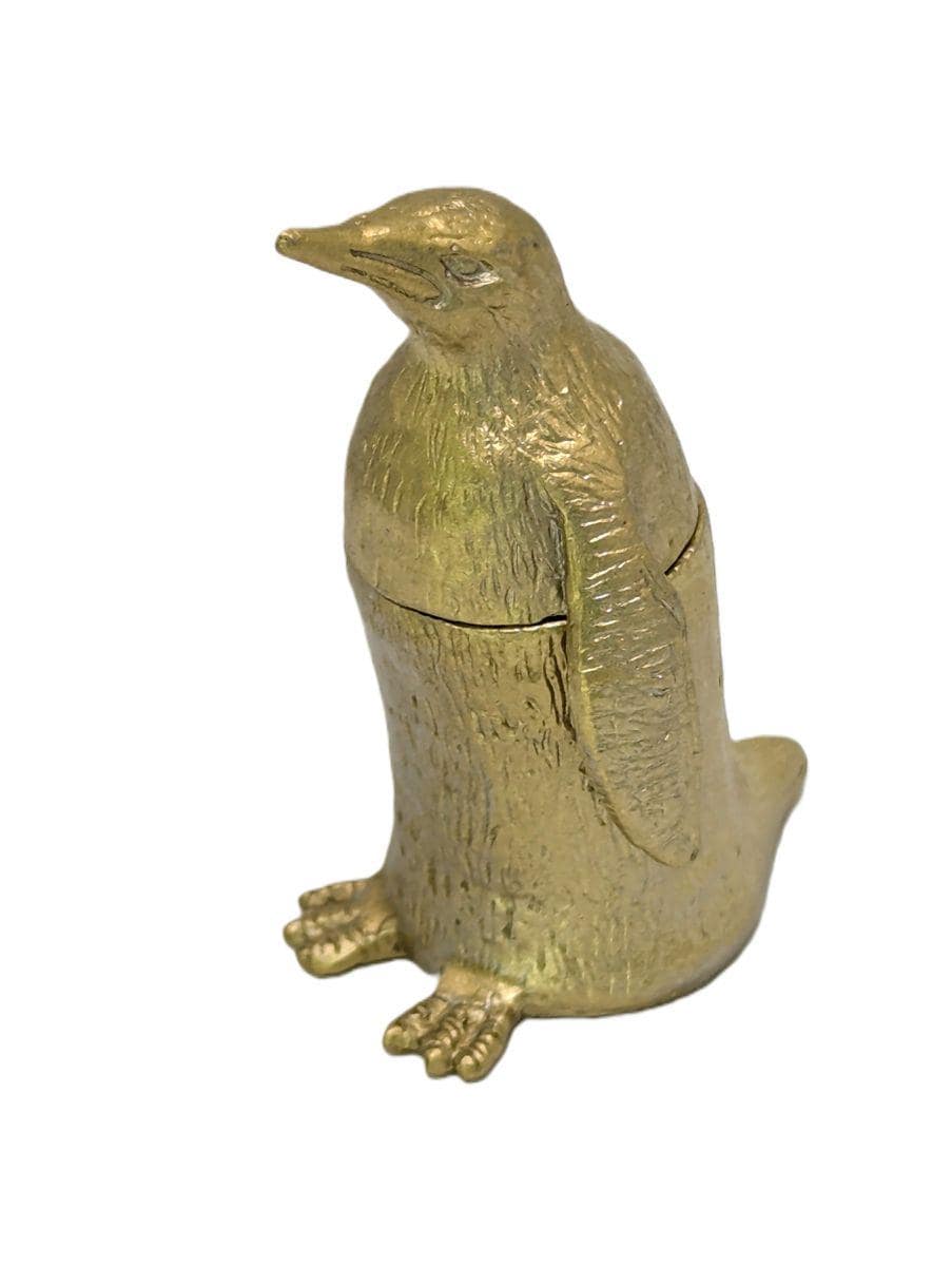 Handmade Penguin Mini Figurine Multifunctional Trinket Box, Decor Collectible