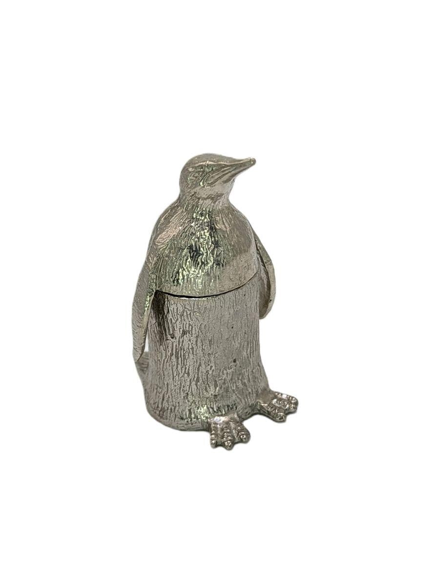 Handmade Penguin Mini Figurine Multifunctional Trinket Box, Decor Collectible