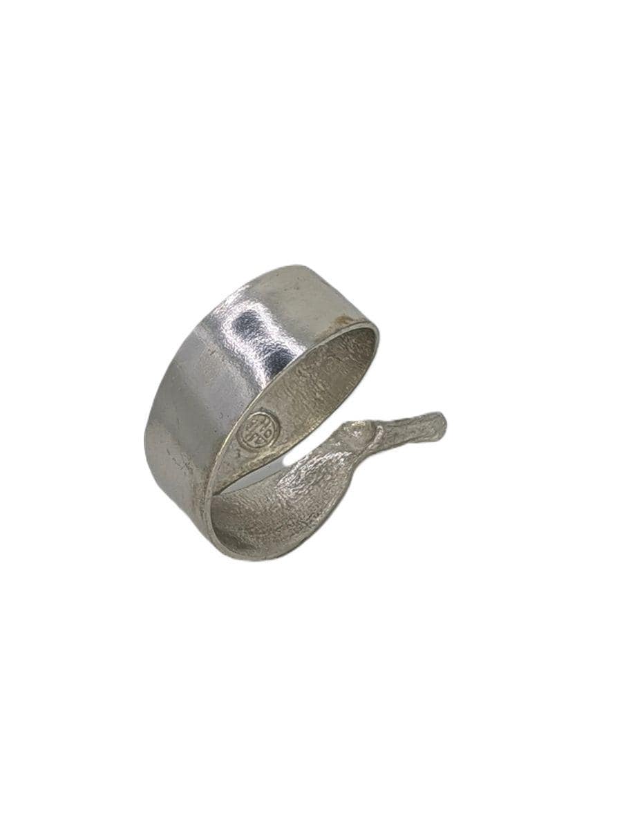 Handmade Banana Pewter Adjustable Napkin Ring, Set of 4, Inspired by Nature, Unique Table Decor