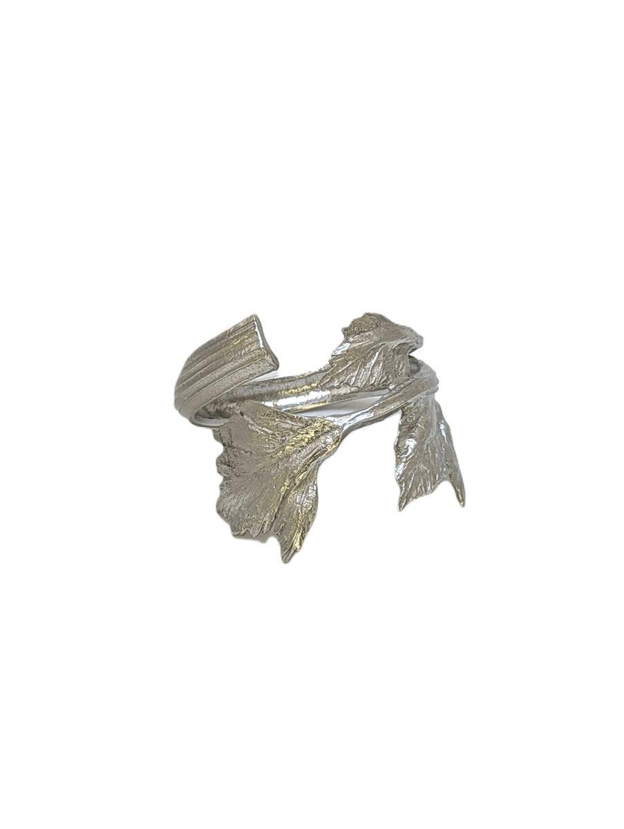 Handmade Celery Pewter Adjustable Napkin Ring Set of 4, Inspired by Nature, Table Decor