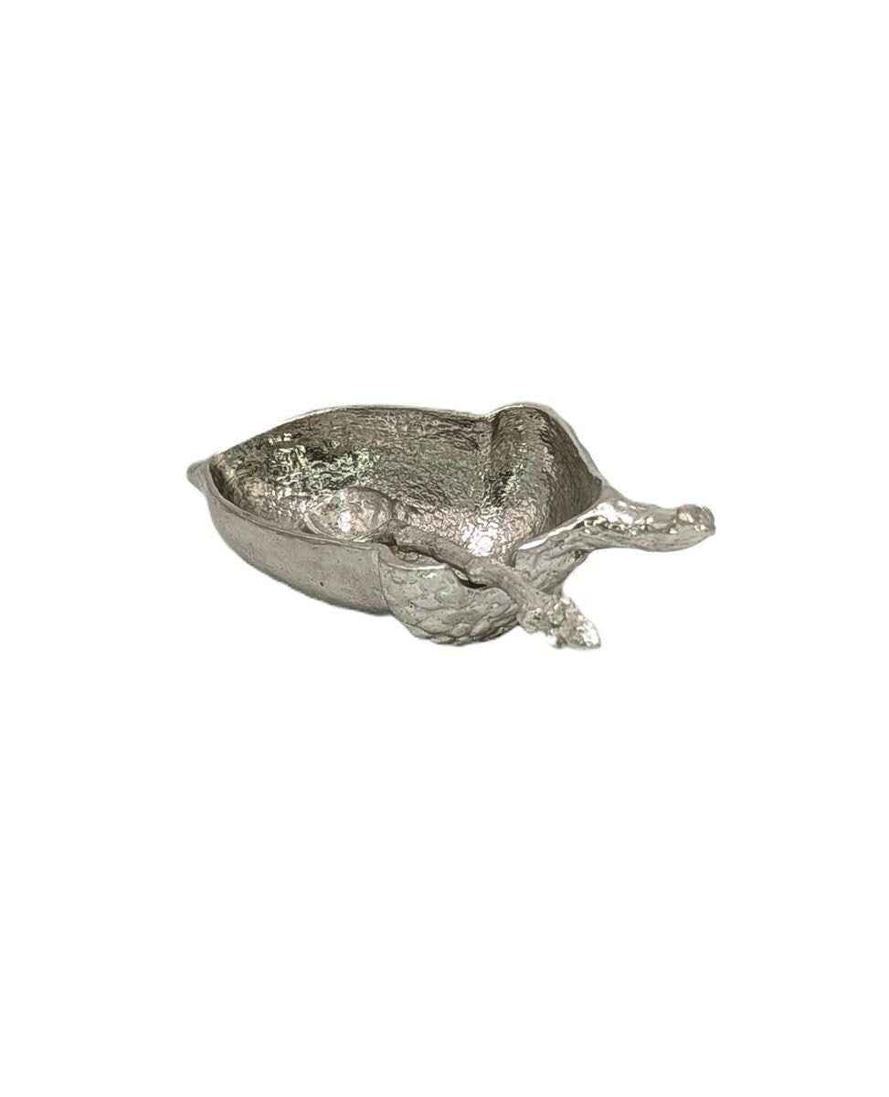 Handmade Acorn Minimalist Pewter Salt Dish, Table Decor Inspired by Nature