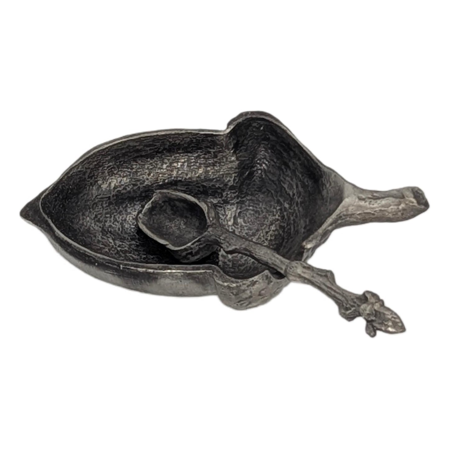 Handmade Acorn Minimalist Pewter Salt Dish, Table Decor Inspired by Nature