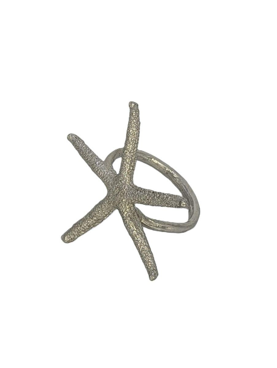 Finger Starfish Pewter Napkin Ring, Set of 4, Inspired by Nature, Handmade Table Decor