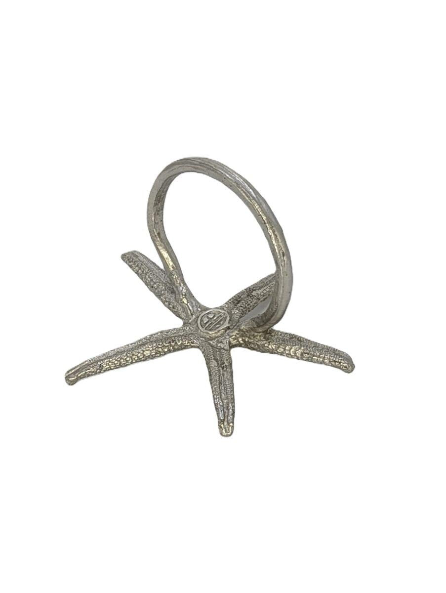 Finger Starfish Pewter Napkin Ring, Set of 4, Inspired by Nature, Handmade Table Decor
