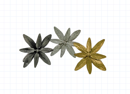 Handmade Sage Herb Pewter Napkin Ring, Set of 4, Inspired Table Decor