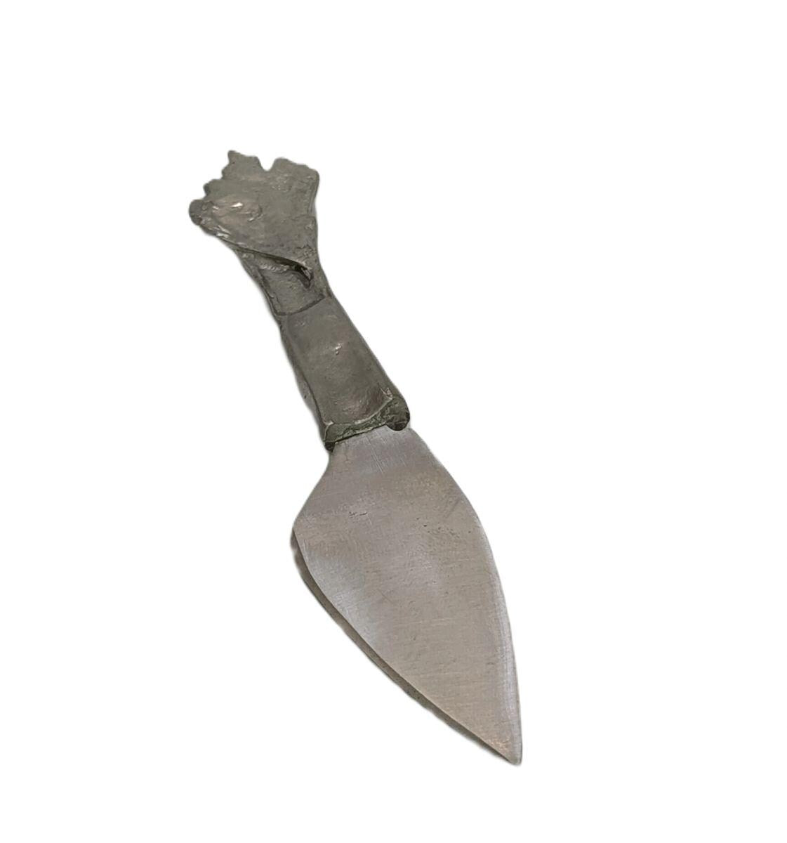 Handmade Celery Hostess Cheese Set, Inspired by Nature, Hand Cast Pewter Gift