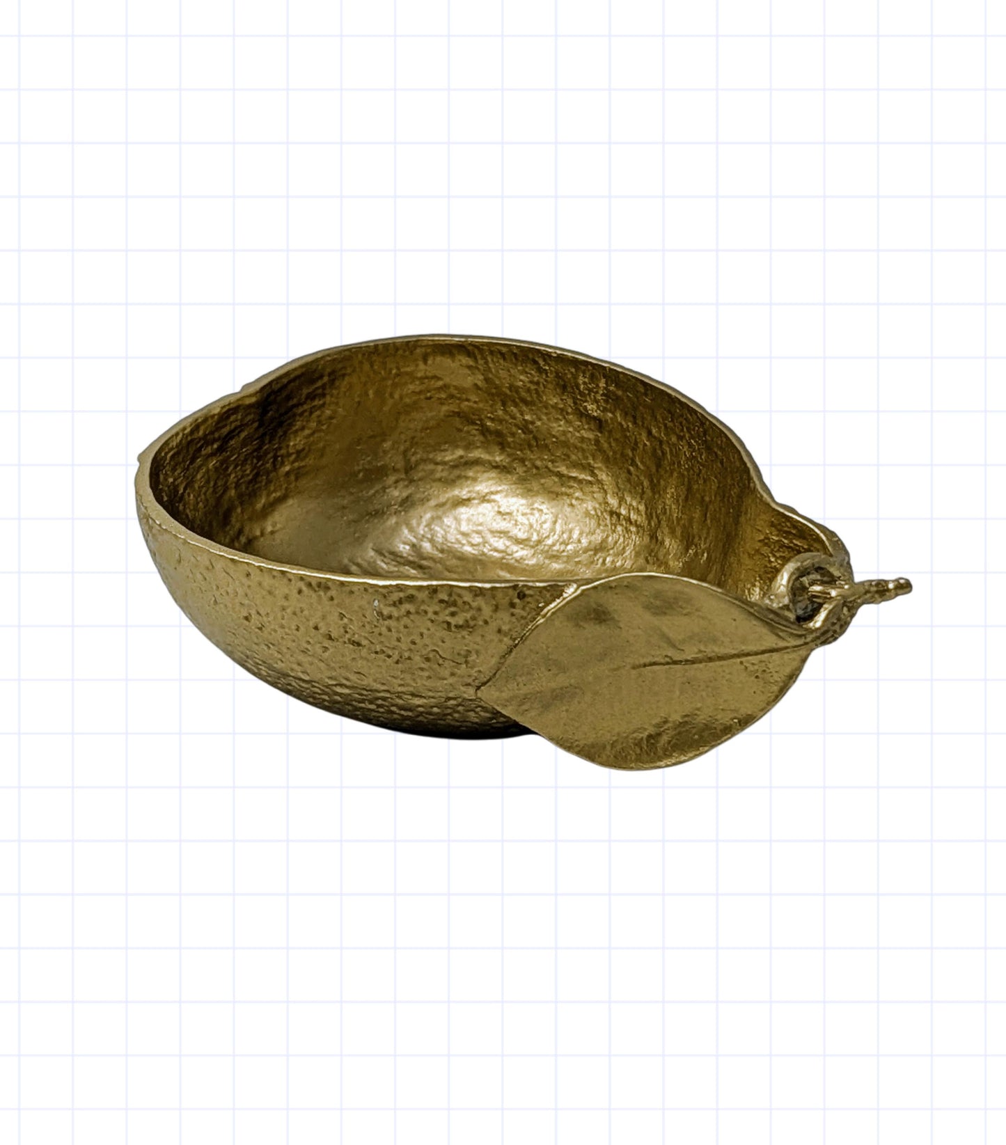 Handcrafted Tangelo Citrus Pewter Trinket Bowl, Table Decor Inspired by Nature