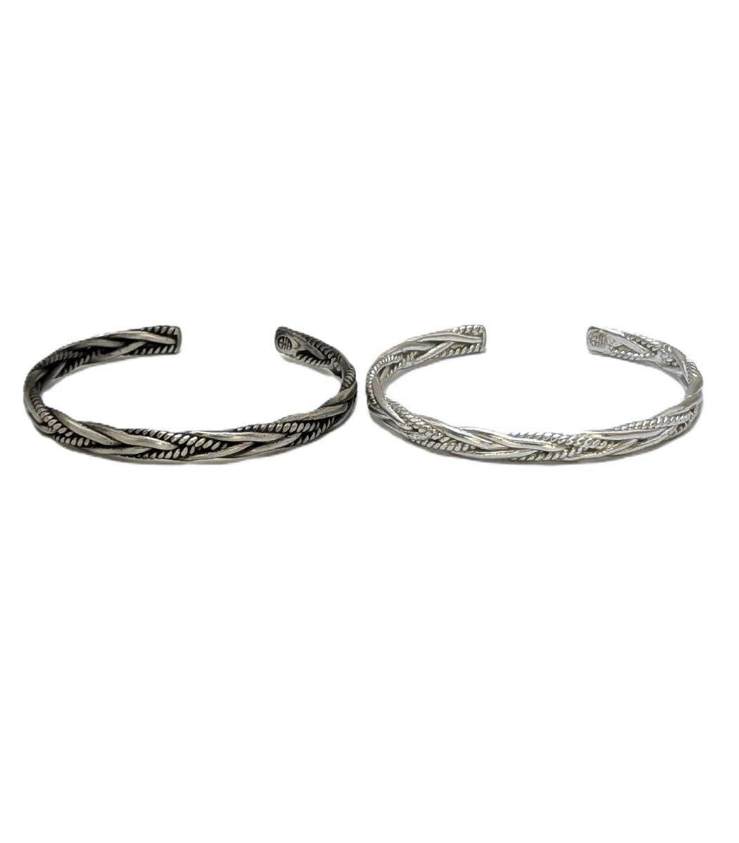 Intertwined Classic Unisex Pewter Cuff Bracelet, Handmade Jewelry