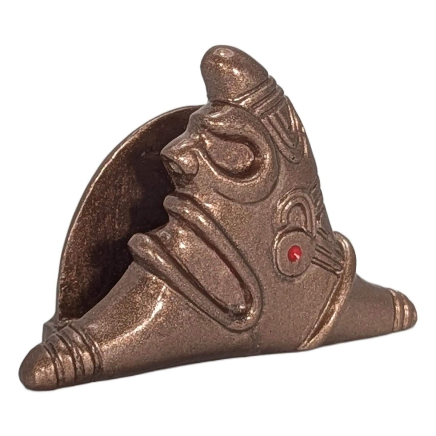 Handcrafted Taino Trigonolito Three-Pointed Stone Business Card Holder, Desk Decor