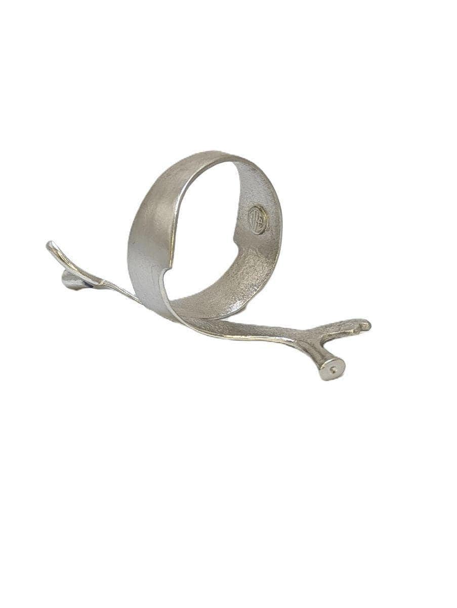 Handmade 8th Century Greek Horse Adjustable Pewter Napkin Rings, Set of 4, Table Decor